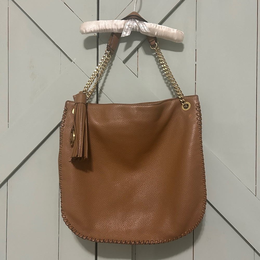 Michael Kors Tan/Brown Whipped Chelsea Leather Bag - Picture 14 of 14